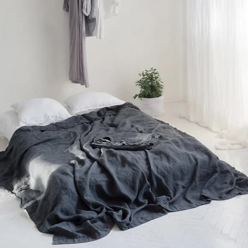 linen bed sheets