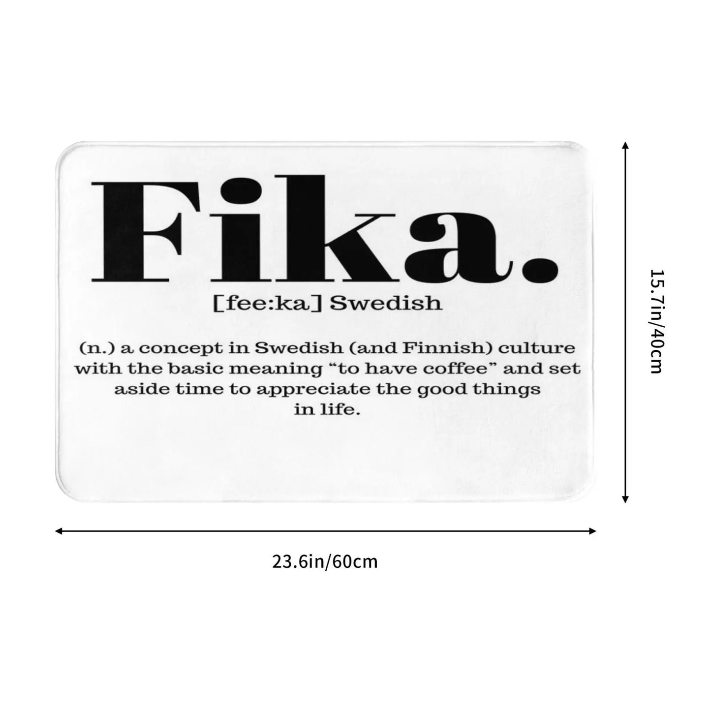 fika doormat