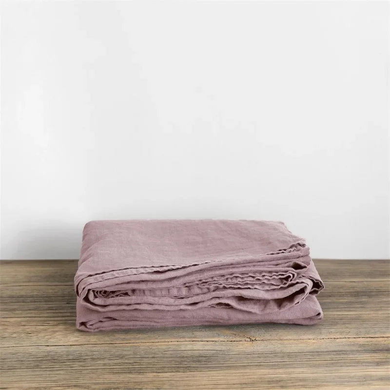 linen bed sheets