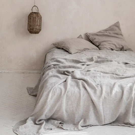 linen bed sheets