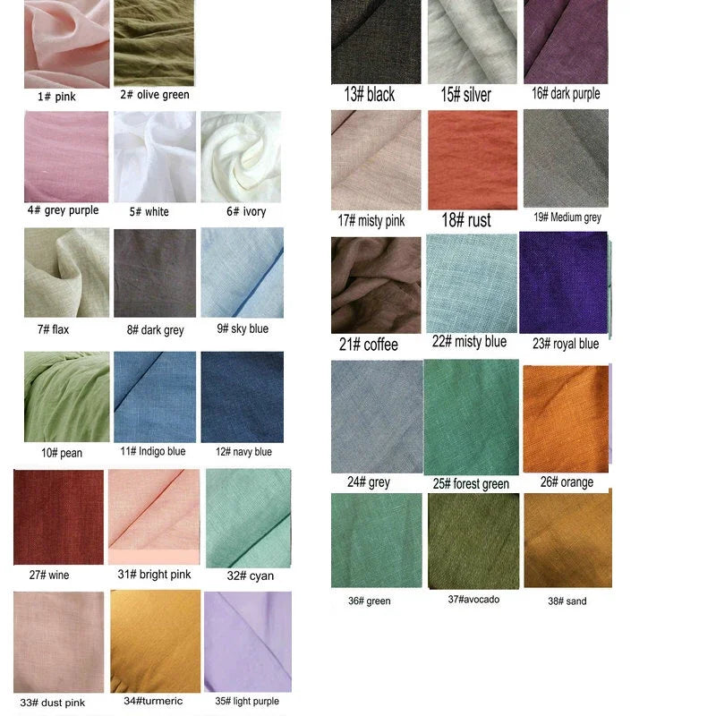 linen bed sheets